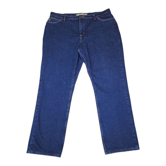 Cabelas Casuals Womens Flannel Lined Jeans Size 18 Regular Medium Wash - Picture 10 of 10